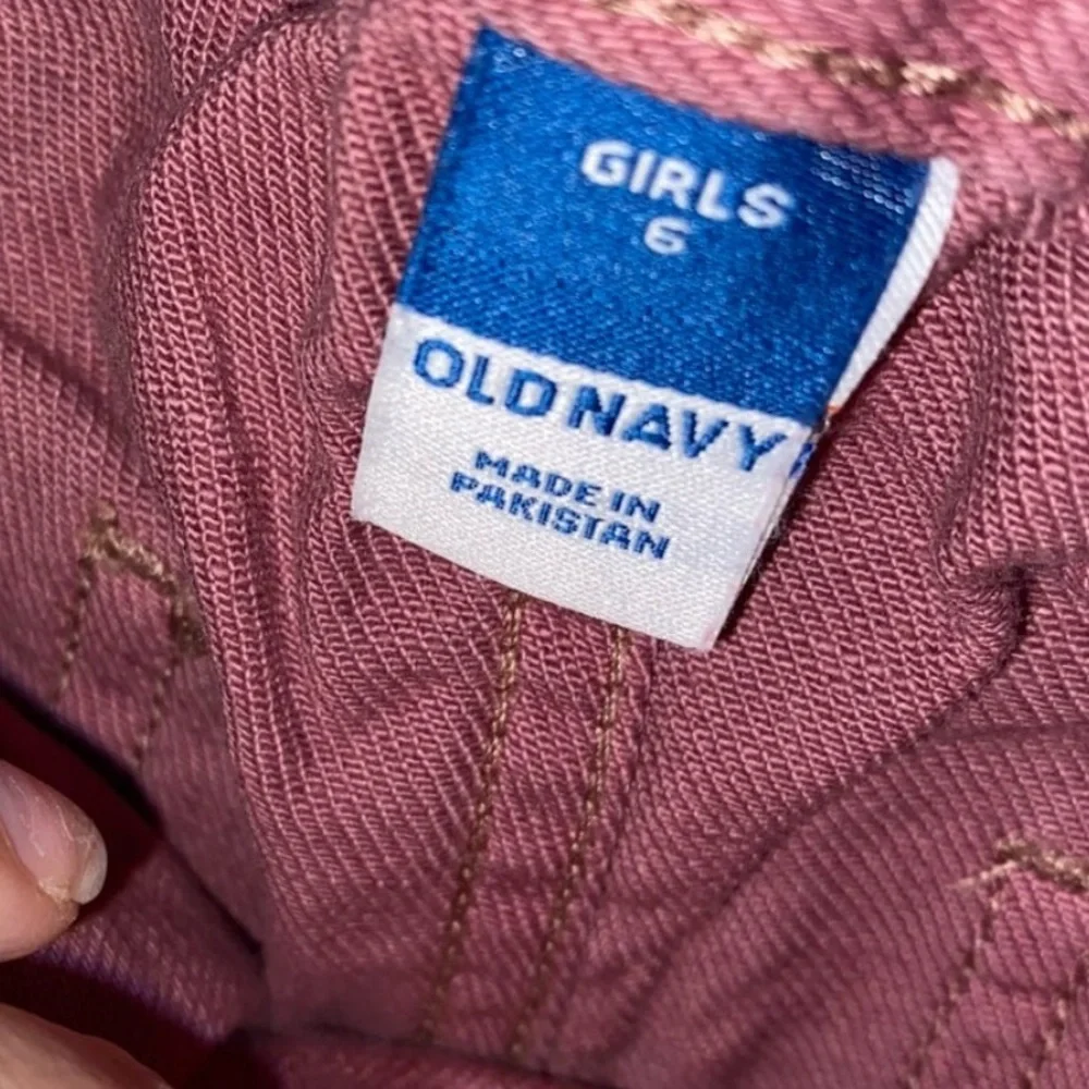 Old Navy Girls Utility Shorts Size 6 Burgundy Mauve